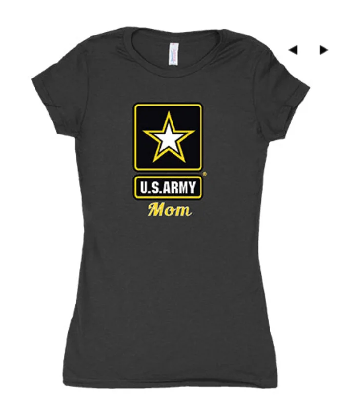 Army Star Mom T-Shirt Satin Fabric Silk Fabric Chiffon Fabric