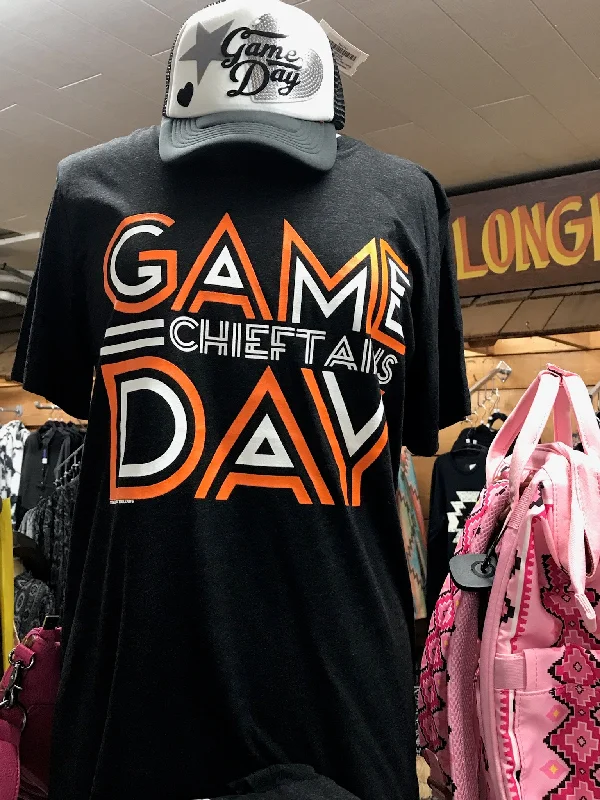 Chieftains Game-Day T-Shirt #80 Collared Crew Neck Turtle Neck