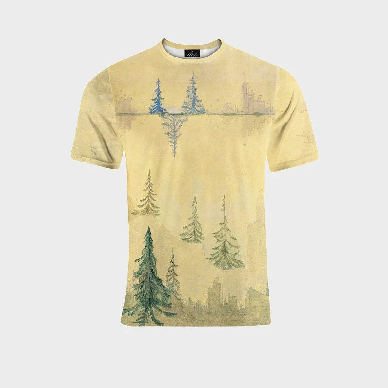 Fugue - Unisex T-Shirt Chenille Blend Fleece Blend Nylon Blend