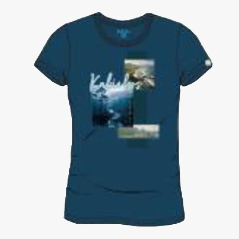 Kakiebos Womens Classic Fit Short Sleeve Tee Navy Nylon Fabric Polyester Fabric Spandex Fabric Kakiebos Womens Classic Fit Short Sleeve Tee Navy Nylon Fabric Polyester Fabric Spandex Fabric