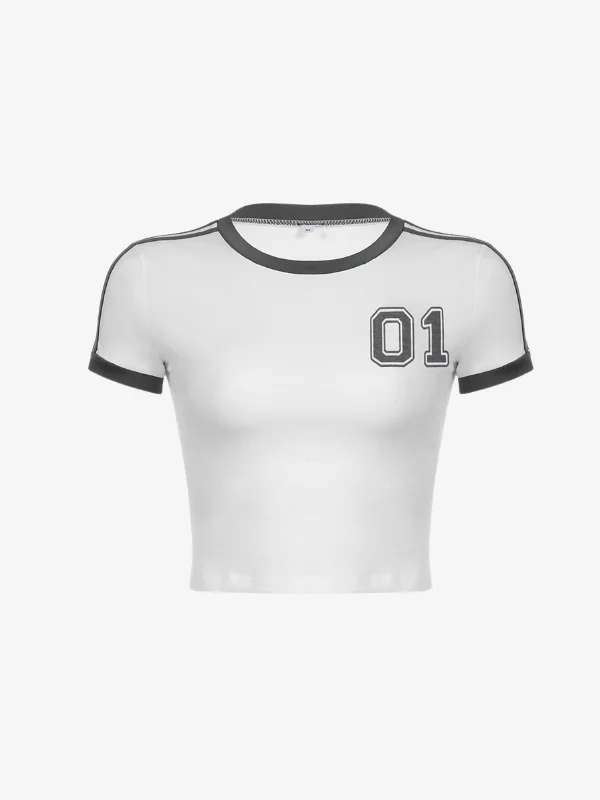 KG 01 Sports T-Shirt Collared Crew Neck Turtle Neck