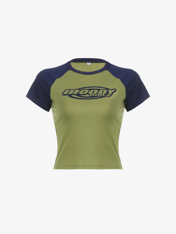 KG Women's 'Moody Girls' T-Shirt Boxy Fit Fitted Loose