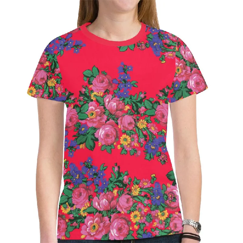 Kokum's Revenge Dahlia T-shirt for Women Hooded Caped Shawl Collar