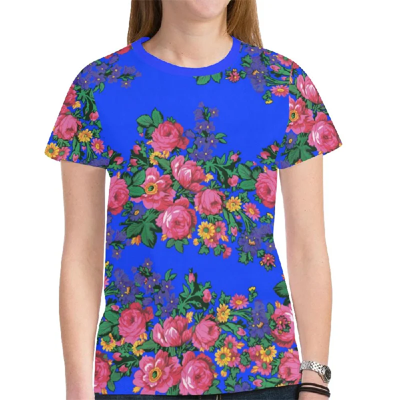 Kokum's Revenge Royal T-shirt for Women Cashmere Blend Cotton Blend Poly Blend