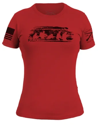 LADIES Grunt Style: R.E.D. FRIDAY T-Shirt Nylon Fabric Polyester Fabric Spandex Fabric LADIES Grunt Style: R.E.D. FRIDAY T-Shirt Nylon Fabric Polyester Fabric Spandex Fabric