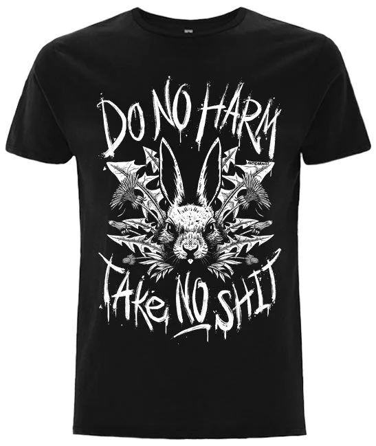 'Do No Harm' Unisex Vegan T-Shirt Mesh Fabric Canvas Fabric Denim Fabric