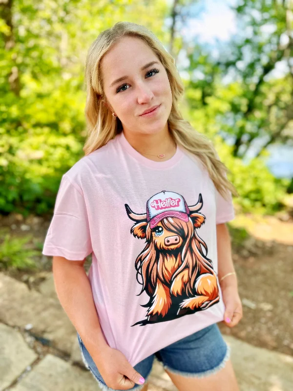 Pink Heifer Tee #96 Lace Blend Ribbed Blend Corduroy Blend