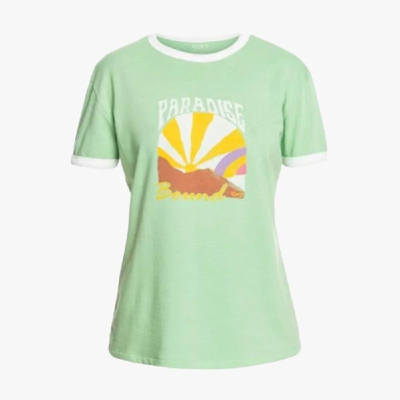 Roxy Womens Bailing Dream Short Sleeve Tee Sprucetone Terry Blend Velvet Blend Canvas Blend Roxy Womens Bailing Dream Short Sleeve Tee Sprucetone Terry Blend Velvet Blend Canvas Blend