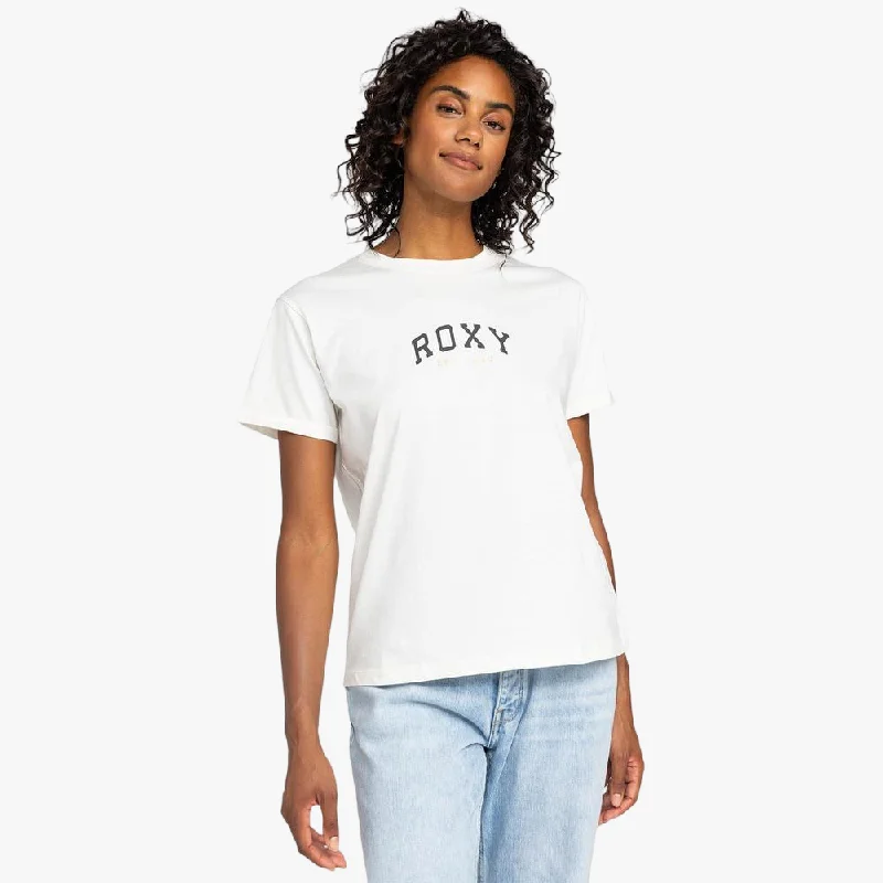 Roxy Womens Noon Ocean B Short Sleev Tee Egret Knit Fabric Woven Fabric Fleece Fabric Roxy Womens Noon Ocean B Short Sleev Tee Egret Knit Fabric Woven Fabric Fleece Fabric