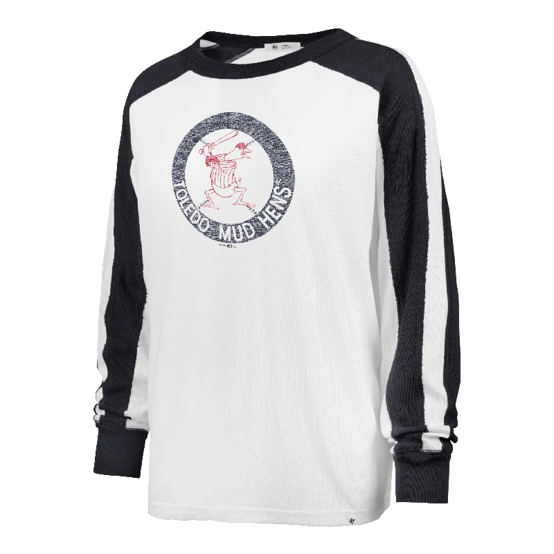 Toledo Mud Hens Ladies Premier Caribou Long Sleeve T-shirt Print Jacquard Patchwork