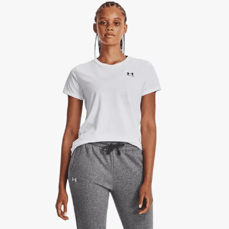 Under Armour Womens Sportstyle Left Chest Short Sleeve Tee 100 White Polka Dot Checkered Tartan Under Armour Womens Sportstyle Left Chest Short Sleeve Tee 100 White Polka Dot Checkered Tartan