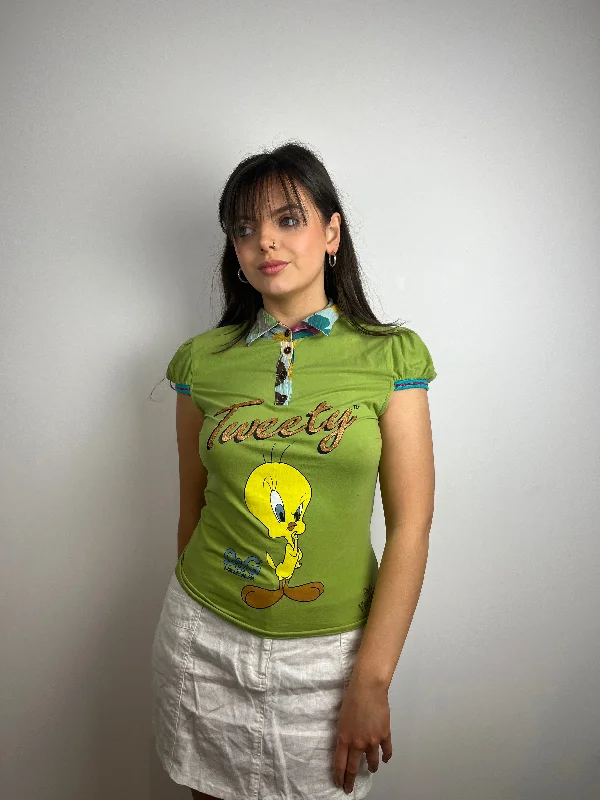Vintage Dolce & Gabbana T-Shirt Notch Collar Peter Pan Collar Cowl Neck