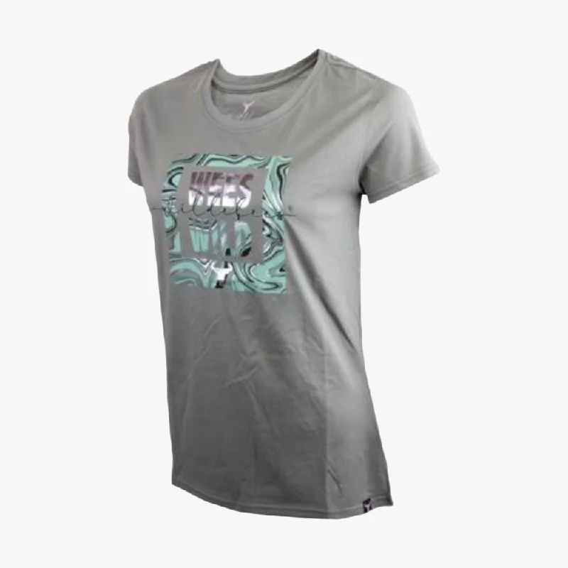 Wildebees Womens Marble Frame Short Sleeve Tee Sage Leafe Collared T-Shirt Boat Neck A-Line Wildebees Womens Marble Frame Short Sleeve Tee Sage Leafe Collared T-Shirt Boat Neck A-Line