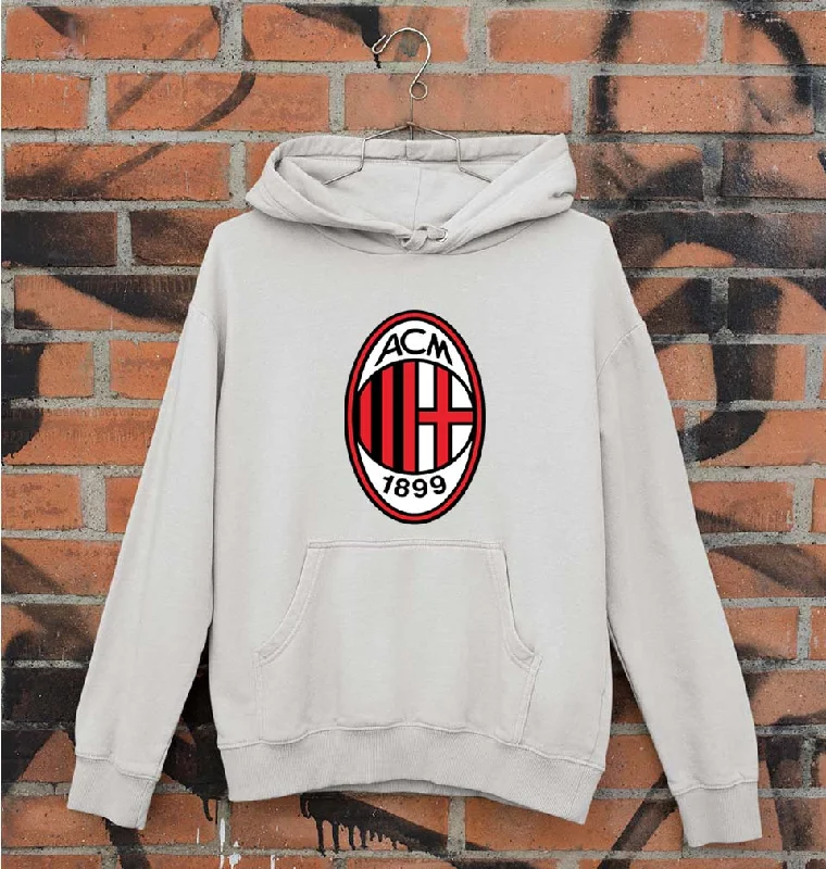 A.C. Milan Unisex Hoodie for Men/Women Hoodie with Oversized Fit Loose Comfortable