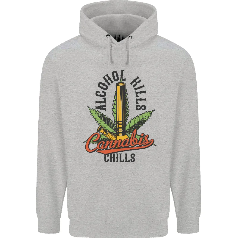 Alcohol Kills Cannabis Chills Weed Mens 80% Cotton Hoodie Hoodie with Hidden Zipper Minimalist Clean Alcohol Kills Cannabis Chills Weed Mens 80% Cotton Hoodie Hoodie with Hidden Zipper Minimalist Clean