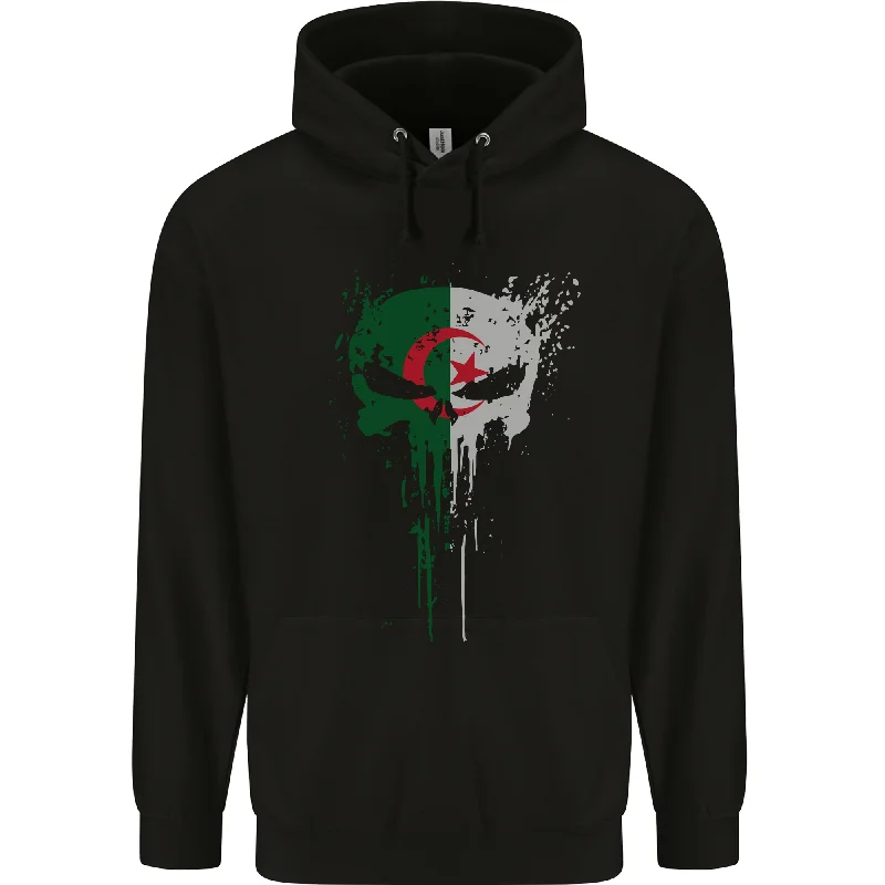 Algeria Skull Gym Training Bodybuilding Mens 80% Cotton Hoodie Hoodie with Drawstring Waist Adjustable Fitted Algeria Skull Gym Training Bodybuilding Mens 80% Cotton Hoodie Hoodie with Drawstring Waist Adjustable Fitted