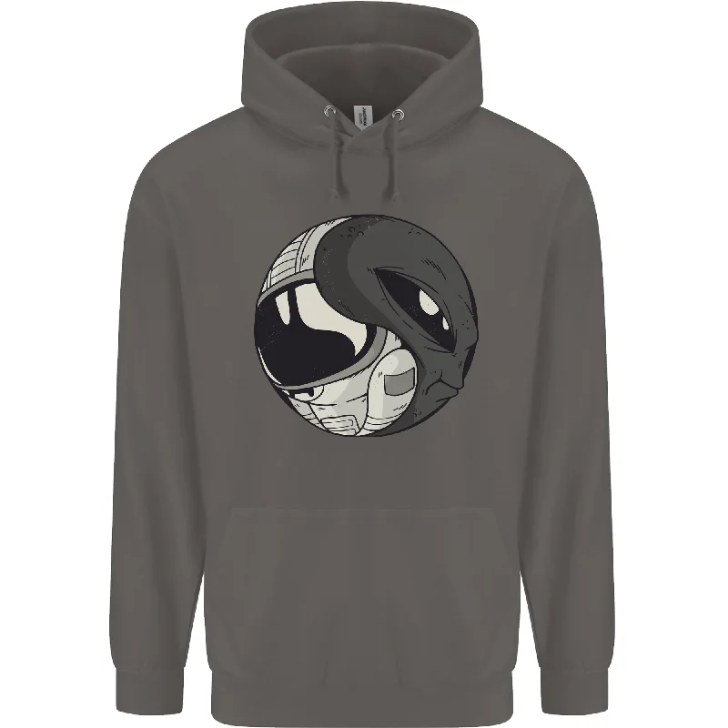 Alien Astronaut Yin Yang Space UFO Mens 80% Cotton Hoodie Hoodie with Hidden Zipper Minimalist Clean Alien Astronaut Yin Yang Space UFO Mens 80% Cotton Hoodie Hoodie with Hidden Zipper Minimalist Clean