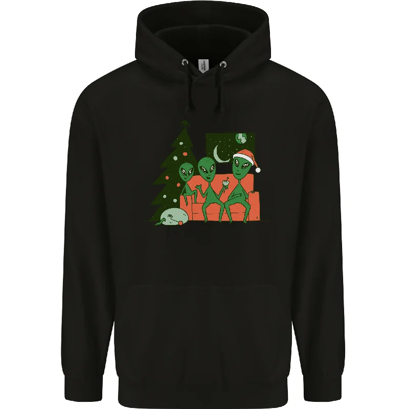 Alien Family Christmas Xmas Mens 80% Cotton Hoodie Oversized Hoodie Comfort Casual