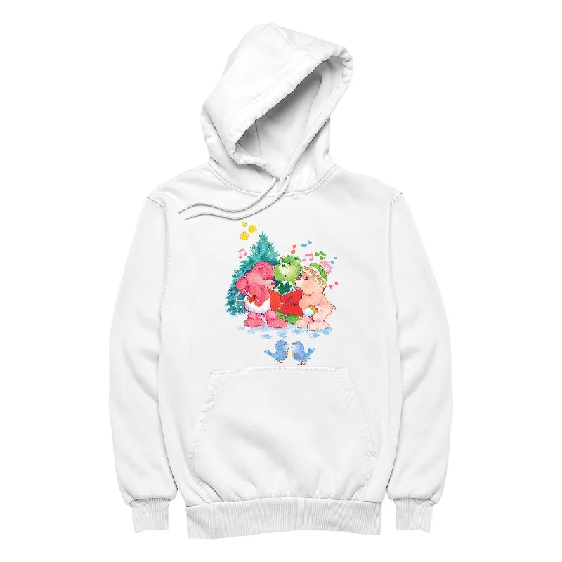 Care Bears Christmas Carol Women's Hooded Sweatshirt Hoodie with Hem Detail Decorative Unique