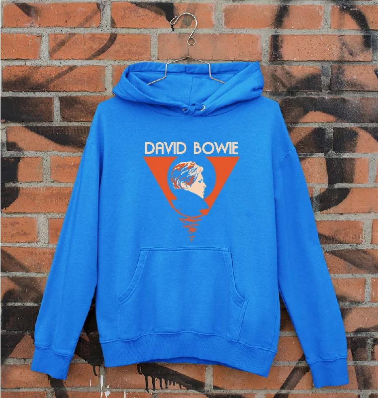 David Bowie Unisex Hoodie for Men/Women Hoodie with Front Slit Layering Stylish