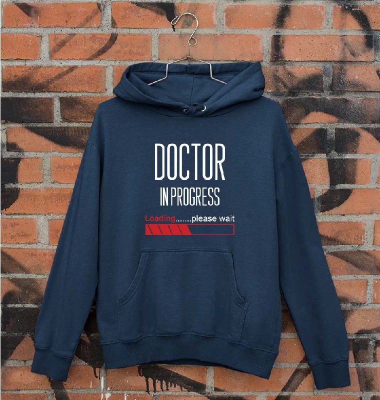 Doctor in progress Unisex Hoodie for Men/Women Hoodie with V-Neck Classic Versatile