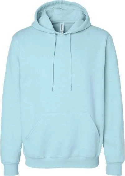 Jerzees 700MR Eco Premium Blend Ringspun Hooded Sweatshirt - Cloud Heather Hoodie with Frayed Bohemian Relaxed