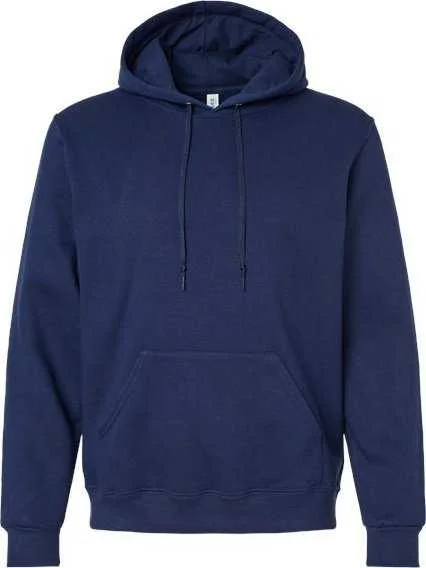 Jerzees 700MR Eco Premium Blend Ringspun Hooded Sweatshirt - J. Navy Hoodie with Longline Fit Extended Stylish