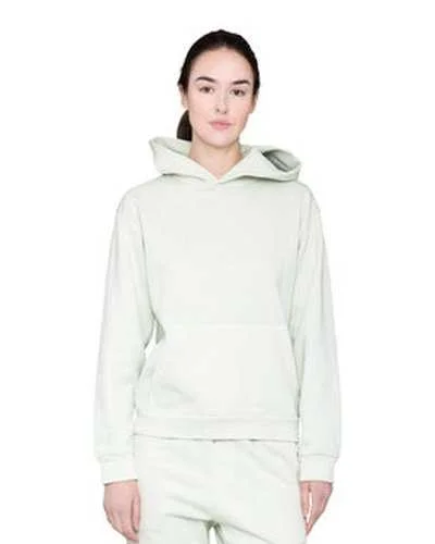 Lane Seven LS16001 Unisex Urban Pullover Hooded Sweatshirt - Pistachio Hoodie with Metallic Shiny Futuristic