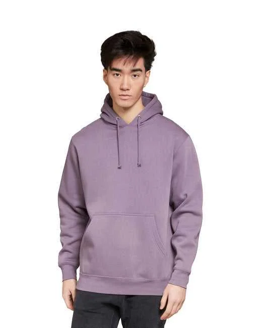 Lane Seven LS19001 Unisex Heavyweight Pullover Hooded Sweatshirt - Lavender Hoodie with Relaxed Fit Easy Casual