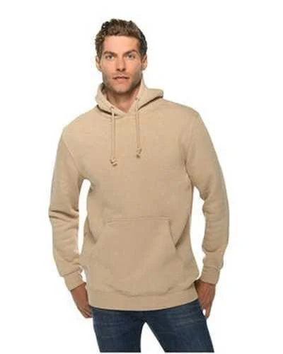 Lane Seven LS19001 Unisex Heavyweight Pullover Hooded Sweatshirt - Mushroom Hoodie with Drop Shoulder Relaxed Streetwear