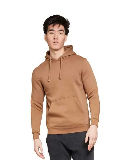 Lane Seven LS19001 Unisex Heavyweight Pullover Hooded Sweatshirt - Toasted Coconut Hoodie with Elastic Cuffs Stretchable Comfortable