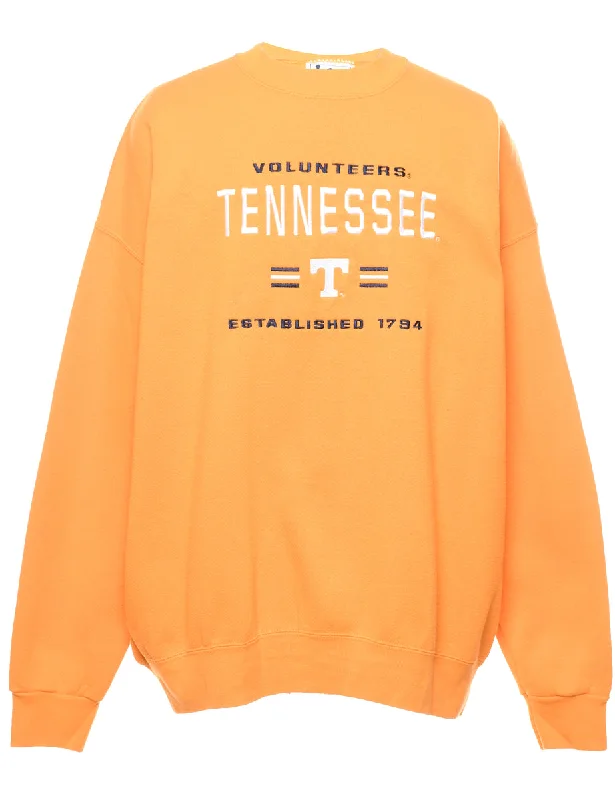 Lee Volunteers Tennessee Embroidered Sweatshirt - XL Hoodie with Gradient Ombre Colorful Lee Volunteers Tennessee Embroidered Sweatshirt - XL Hoodie with Gradient Ombre Colorful