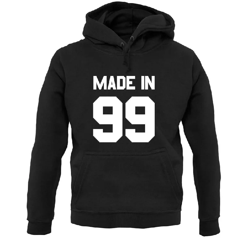 Made In '99 Unisex Hoodie Hoodie with Sequins Glamorous Eye-catching