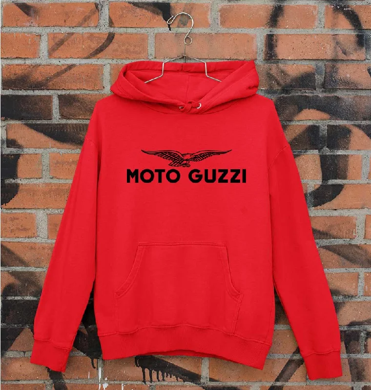 Moto Guzzi Unisex Hoodie for Men/Women Hoodie with Hem Lace Feminine Delicate