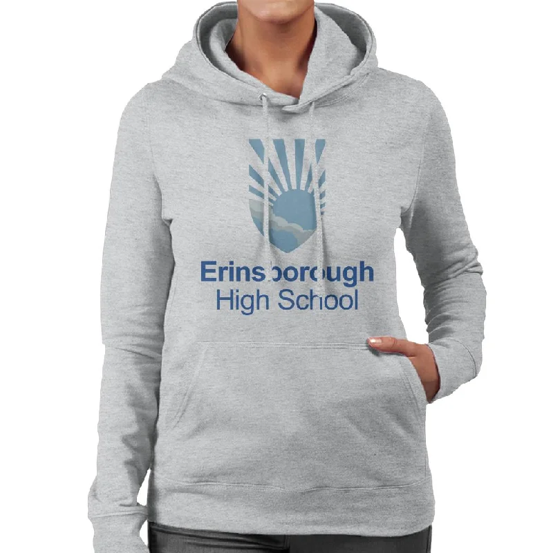 Neighbours Erinsborough High School Women's Hooded Sweatshirt Hoodie with Embroidery Detailed Premium