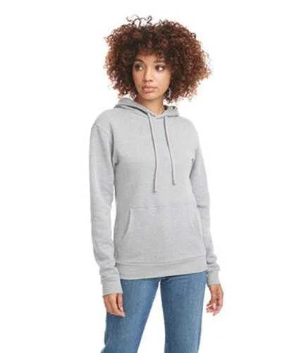 Next Level 9302 Unisex Pch Pullover Hooded Sweatshirt - Heather Gray Hoodie with Applique Textured Unique