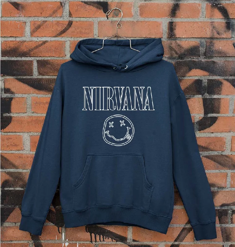 Nirvana Unisex Hoodie for Men/Women Hoodie with Contrast Stitching Detailed Premium