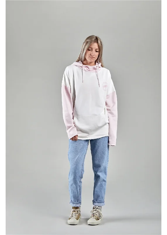 W PHILOSOPHY PO HOODIE Hoodie with Metallic Shiny Futuristic