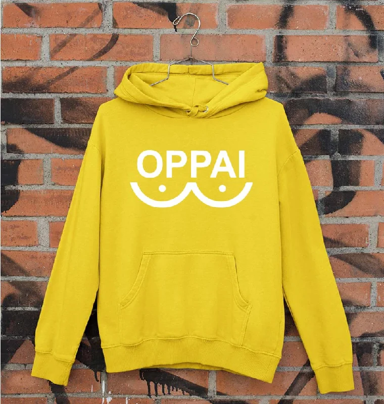 Oppai Unisex Hoodie for Men/Women Hoodie with Embroidery Detailed Premium