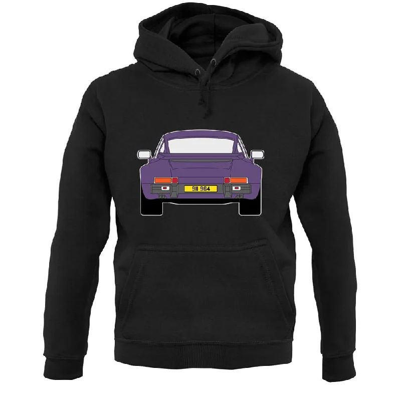 911 964 Violet Unisex Hoodie Hoodie with Contrast Stitching Detailed Premium
