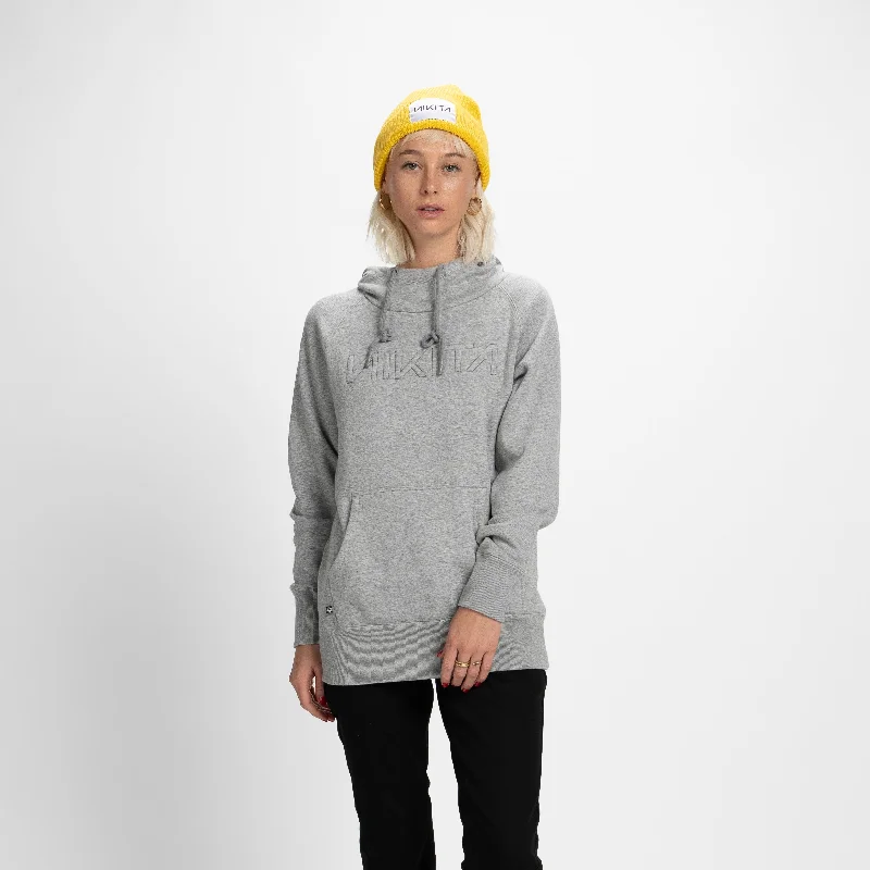 REYKJAVIK CLASSIC PO HOODIE Hoodie with Mock Neck Collared Structured