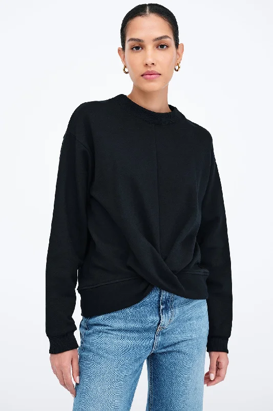 Rutland Sweatshirt Hoodie with Ribbed Neckline Snug Warm
