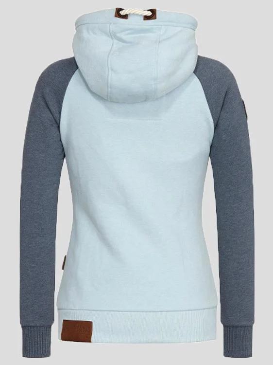 Soft and Comfortable Hoodie Hoodie with Zipper Placket Modern Functional