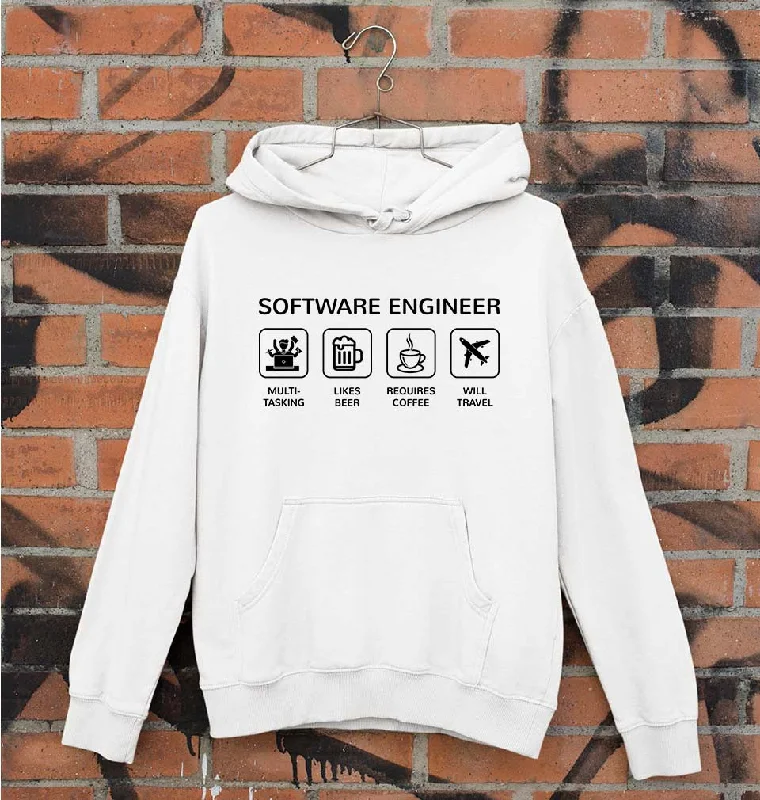 Software Engineer Unisex Hoodie for Men/Women Hoodie with Distressed Vintage Worn