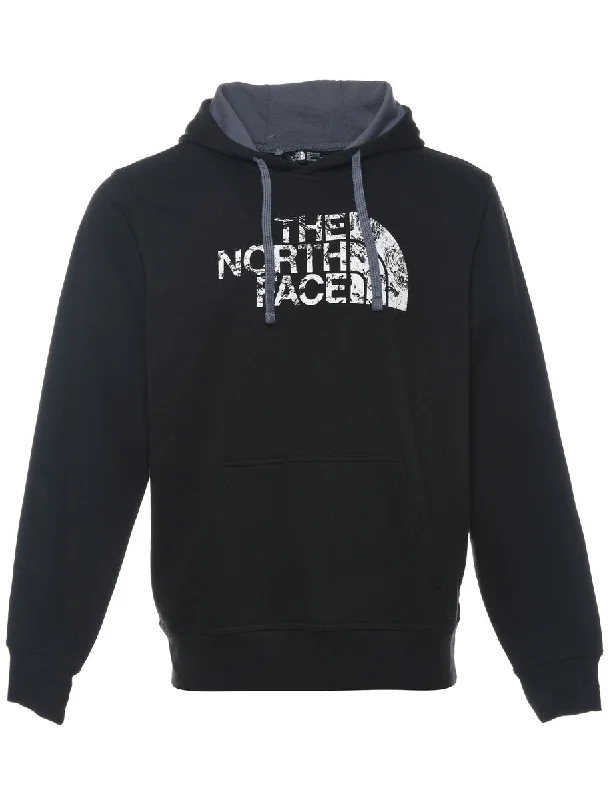 The North Face Black & White Printed Hoodie - M Hoodie with Tie-Dye Psychedelic Retro The North Face Black & White Printed Hoodie - M Hoodie with Tie-Dye Psychedelic Retro