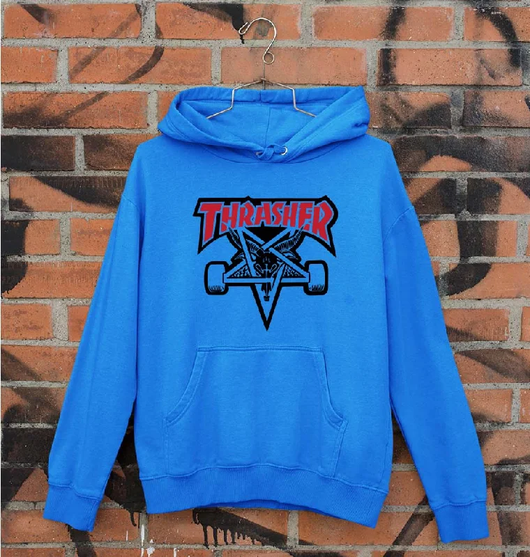 Thrasher Unisex Hoodie for Men/Women Hoodie with Drop Shoulder Relaxed Streetwear