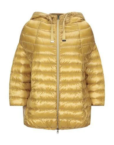 Herno Women Down jacket Ochre 10 UK Insulated Jacket Fitted Jacket Loose Jacket