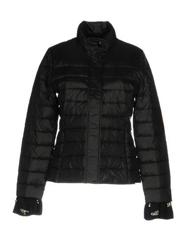 Cavalli Class Women Down jacket Black 10 UK Snapped Jacket Toggled Jacket Drawstring Jacket Cavalli Class Women Down jacket Black 10 UK Snapped Jacket Toggled Jacket Drawstring Jacket