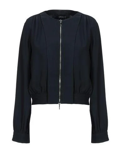 Armani Jeans Women Jacket Dark blue 14 UK Welt Pockets Slit Pockets Flap Pockets