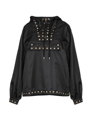 Moschino Women Jacket Black 10 UK Fleece Jacket Down Jacket Parka